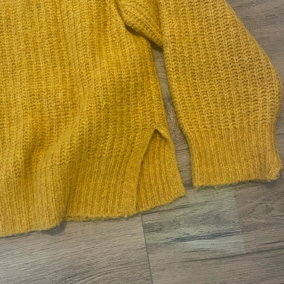 A.L.C Cleveland Cardigan Mustard Yellow - Size XL - Picture 5 of 6